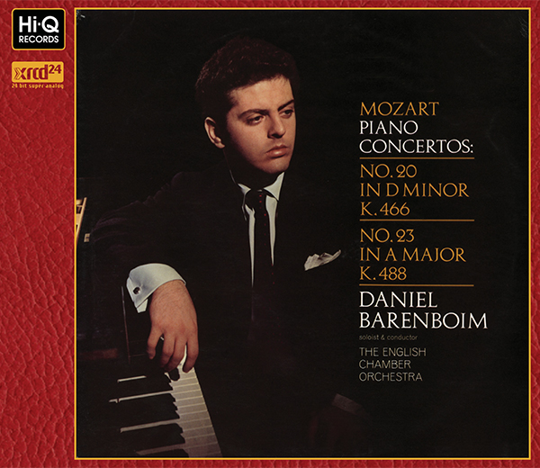 “Mozart : Piano Concertos No.20 in D Minor, K.466 No.23 in A Major, K.488” / Daniel Barenboim (Piano)